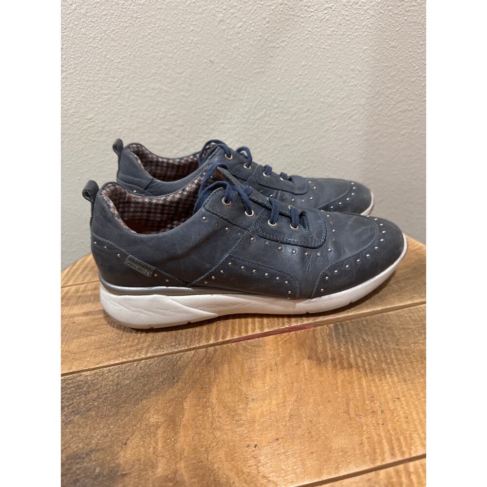 Pikolinos Sella women's sneakers leather blue size 11